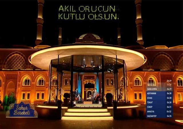 RAMAZAN PROGRAMI DEKORU